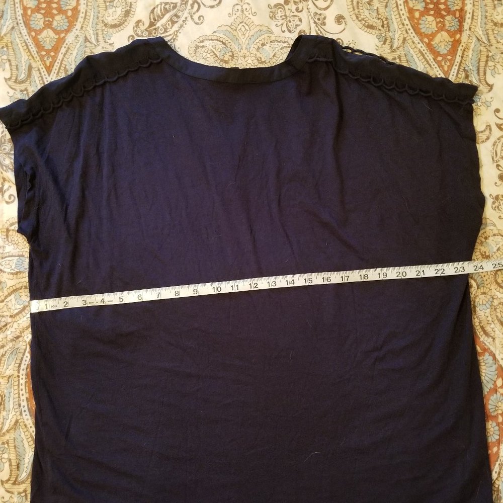 Solid Blue Top - Picture 3 of 3